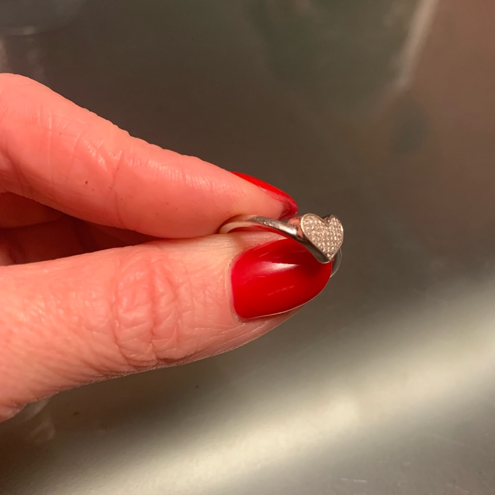 Beautiful 14k white gold ring - Picture 11 of 11
